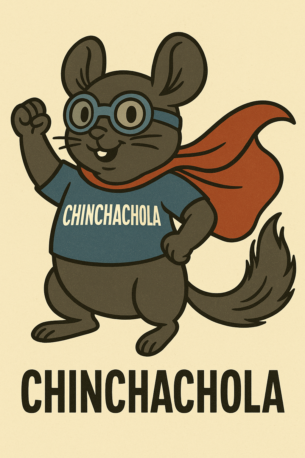 A cute chinchilla